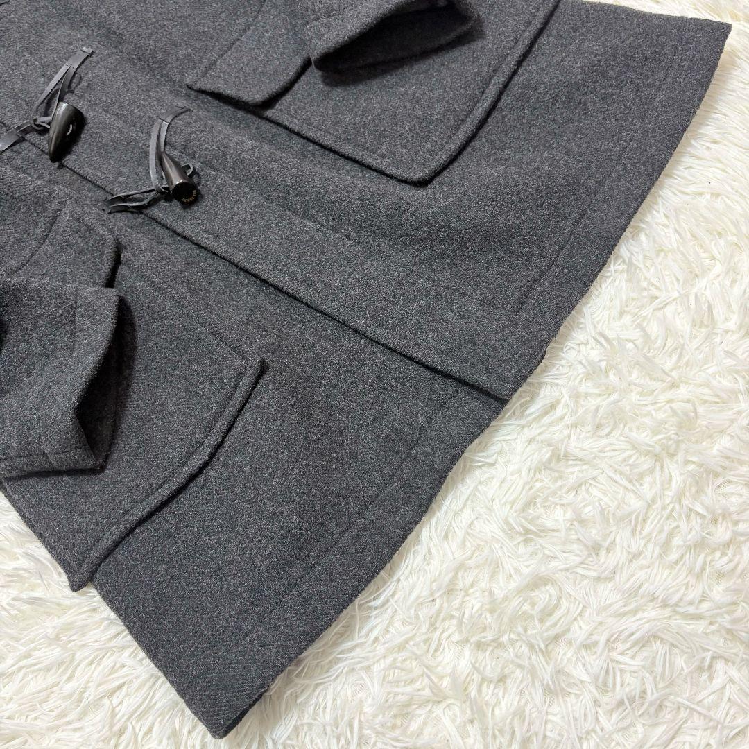 極美品 2way バーバリーロンドン ノバチェック ダッフルコート フード着脱