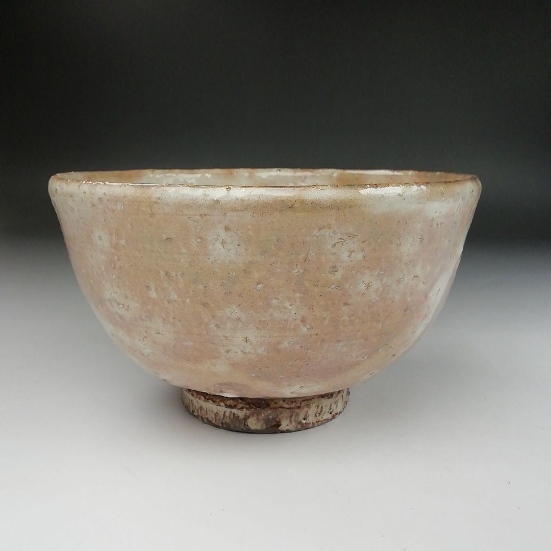 Ｔ４２６　茶碗　『萩焼』『田原謙次 造』　共箱　抹茶碗　茶道具