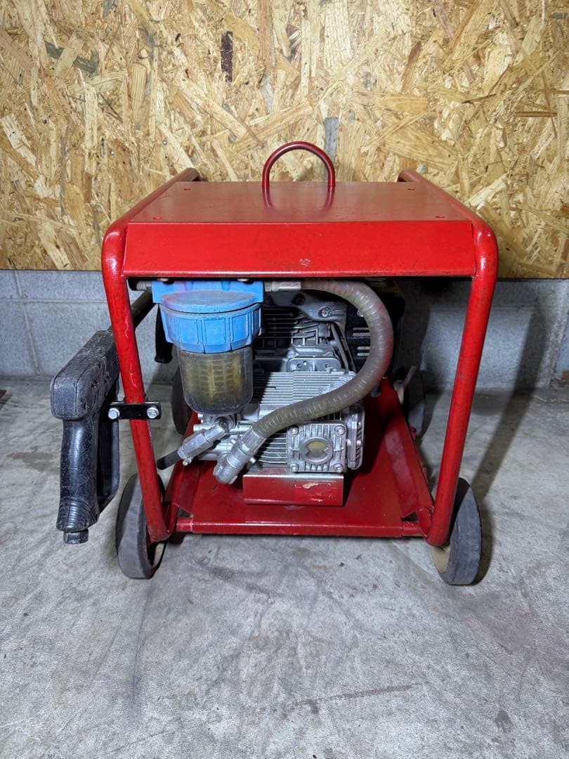 スーパー工業 高圧洗浄機 エンジンジェット フルセット 即使用可能