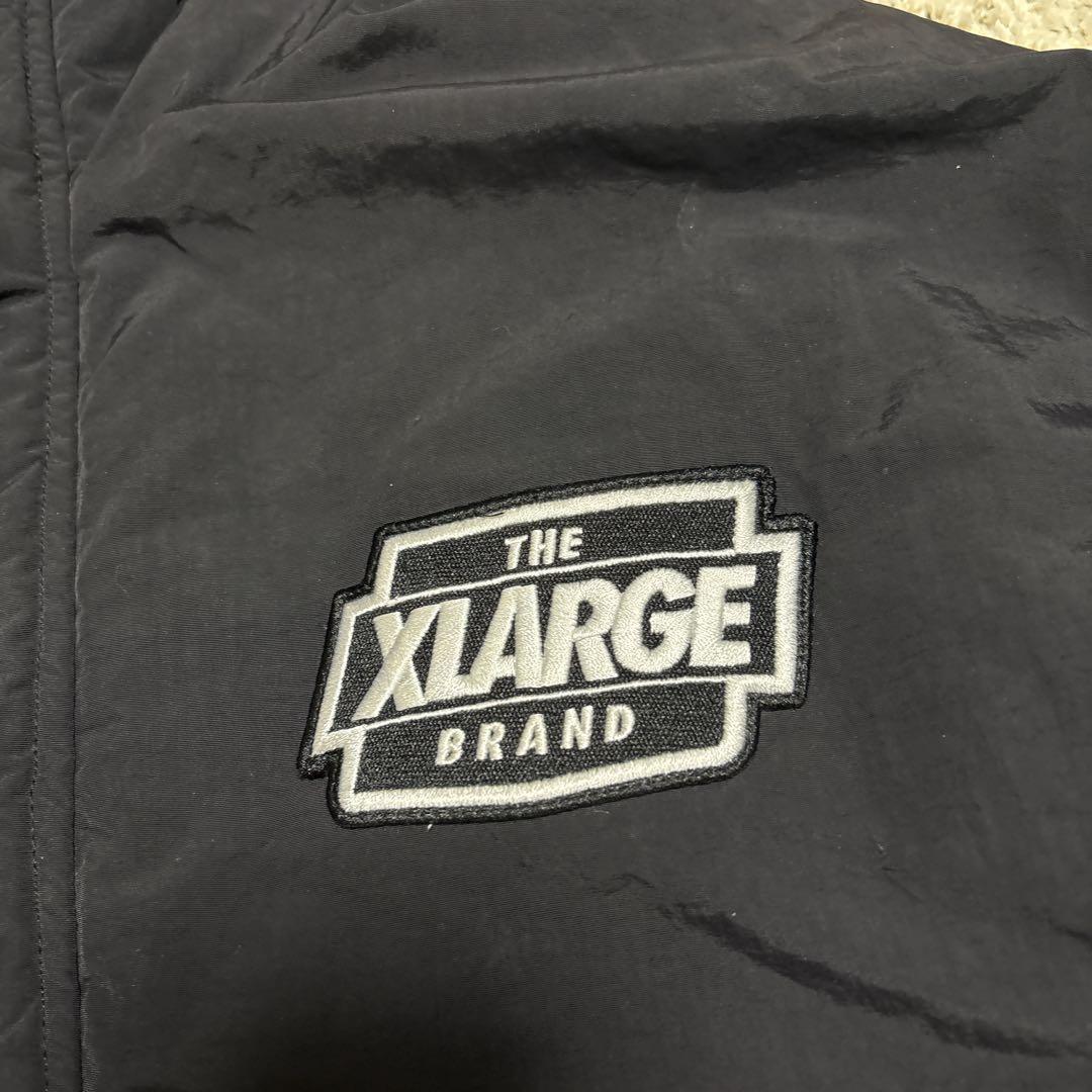 ⭐美品⭐エクストララージ ナイロン パファージャケット アーチロゴ L 黒