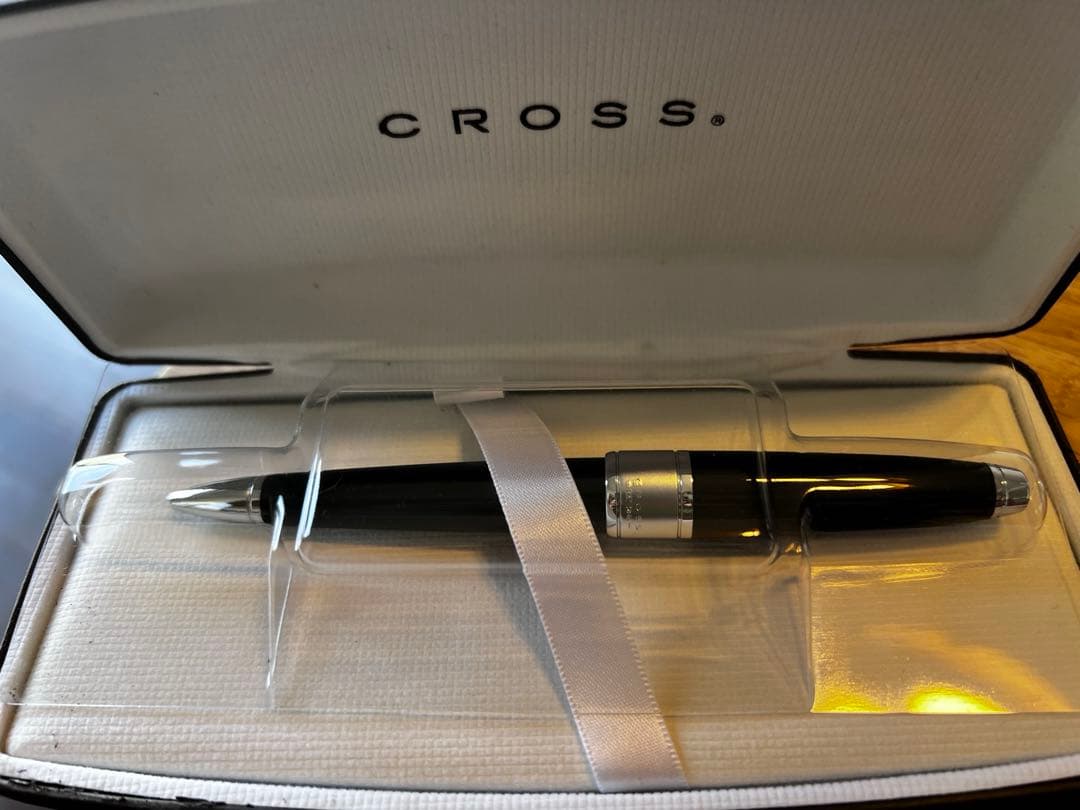 CROSS 黒 ボールペンAT0122-2