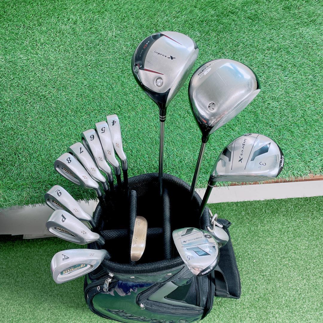 ヤマハ インプレスX メンズ ゴルフクラブ フルセット 13本 N2448