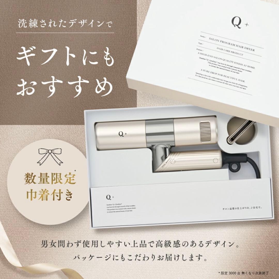 新品！未使用品！Q+ SALON PROGRAM HAIR DRYER