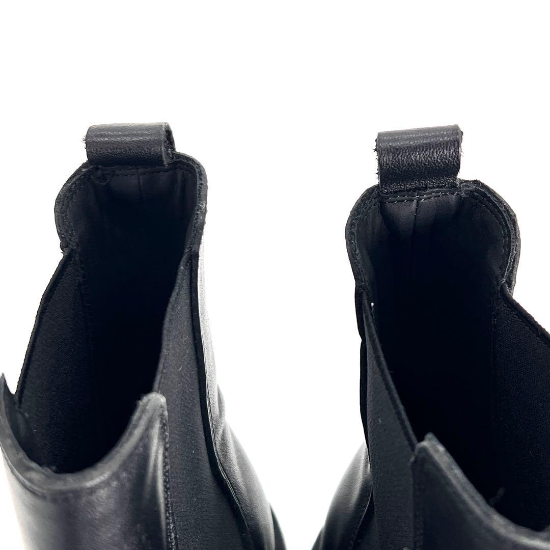 【美品】REMME レメ サイドゴアブーツ チェルシーブーツ 36 厚底　黒