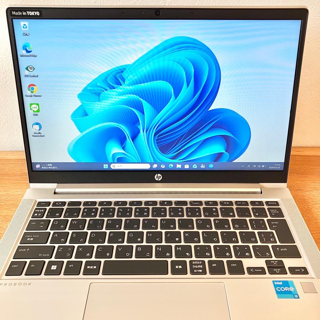 HP ProBook 430 G8 11世代 i3 SSD Win11ノートPC