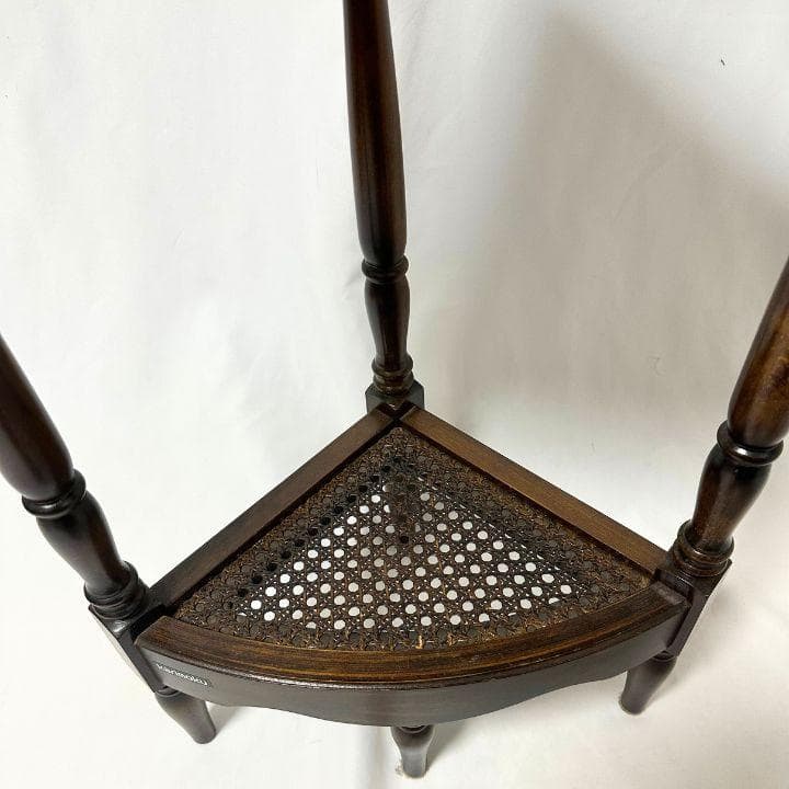 karimoku カリモク コロニアル コーナーラック ろくろ脚 クラシック