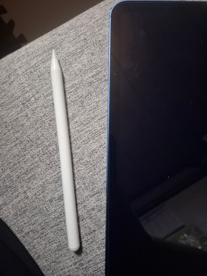 Apple iPad11本体ブルー +カバーピンク + Apple Pencil