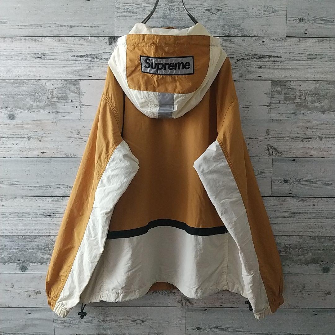 人気カラー☆シュプリーム 刺繍ロゴ ボックスロゴ フードロゴ ナイロンジャケット