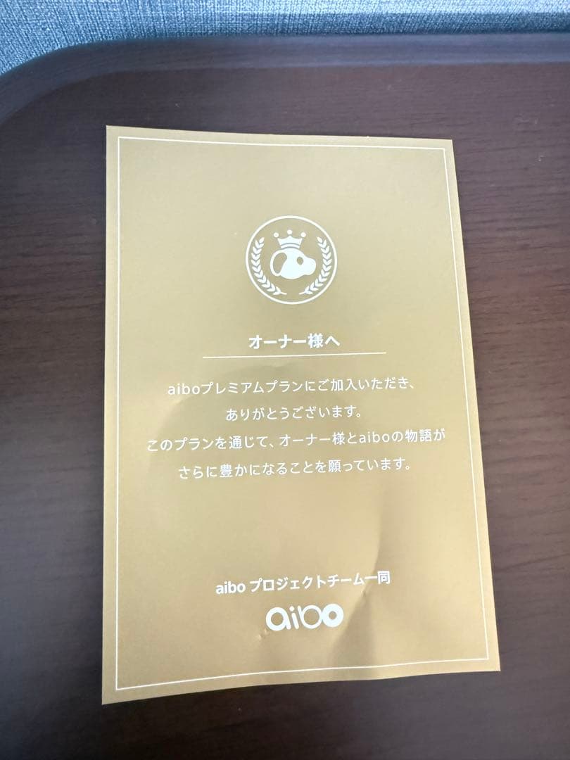 SONY aibo用首輪　非売品　美品