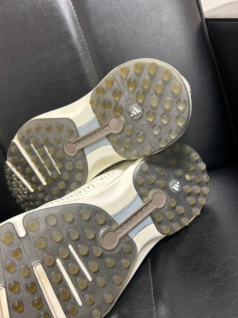 美品☆adidas MC80 ゴルフシューズ　White 26.5cm