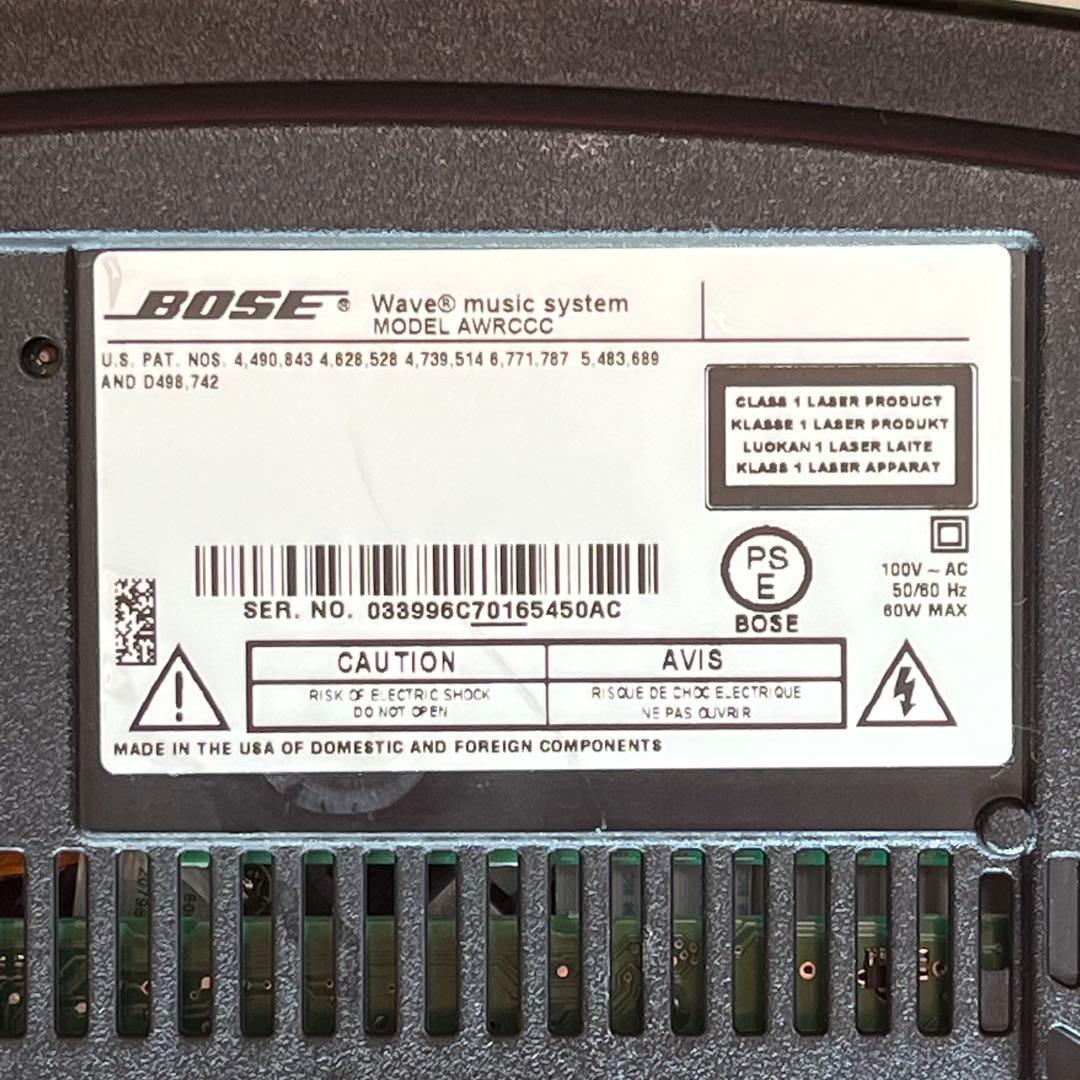 CDG！極美品！BOSE Wave Music System AWRCCC