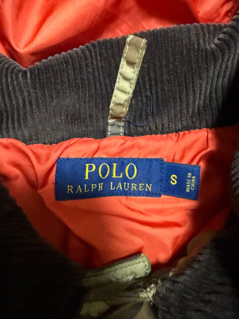 C*Y様 ラルフローレン　ダウンジャケット　カモ柄　迷彩　コーディロイ　ハンティ