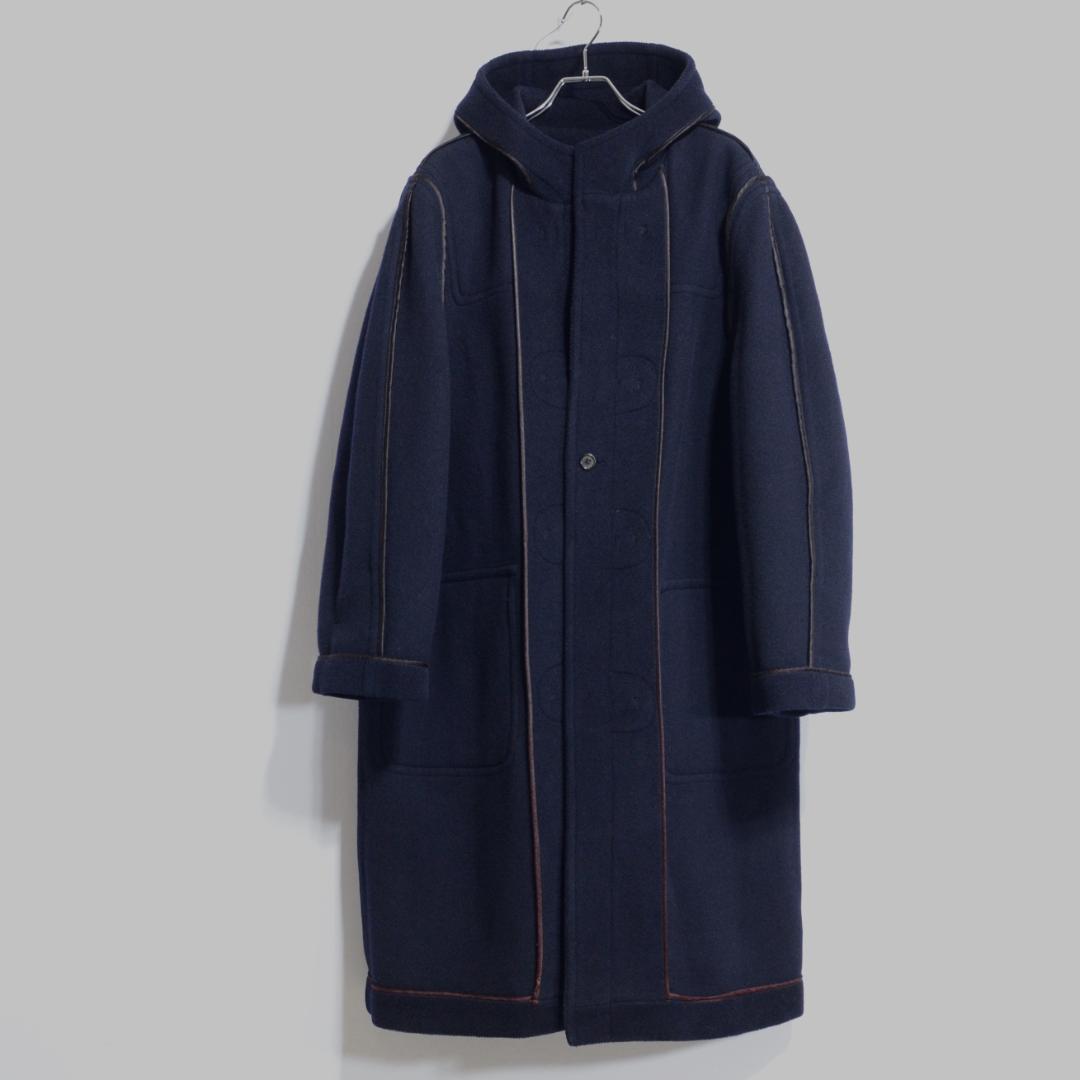 超極上品 ムーアブルックカットパイル ダッフル Fトラディショナル 紺 38