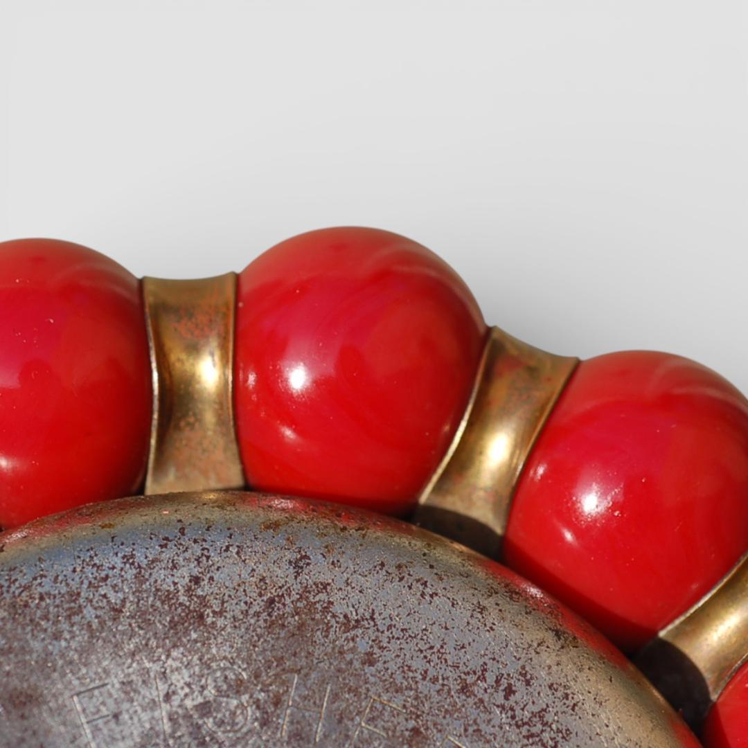 K3789 Antique 1930's FISHERS ジュエリートレイ