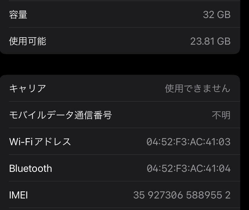 iPad本体 iPad mini 4 docomo 32GB
