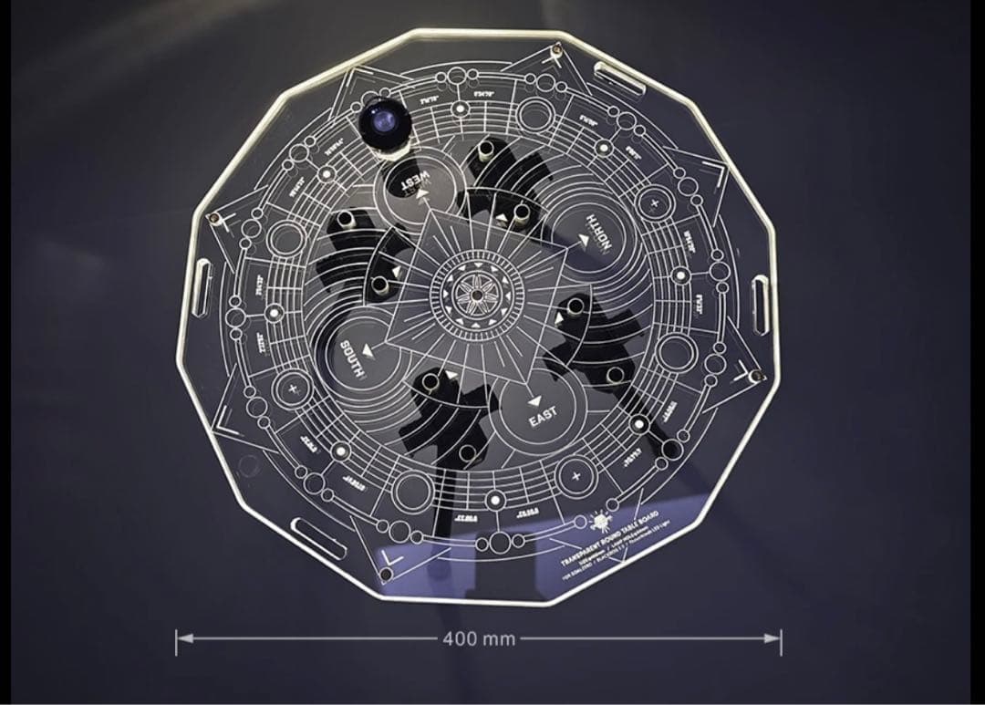 サイドテーブルスケボー　アクリル アウトドア キャンプ　IGTテーブル　収納付き