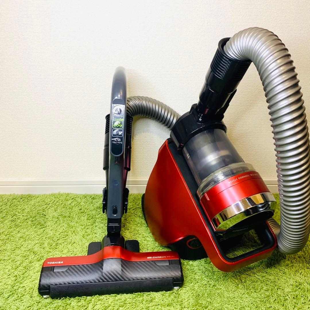 TOSHIBA 掃除機 トルネオ VC-JS4000 赤 サイクロン掃除機