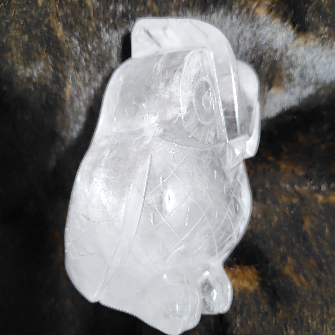 天然水晶の『フクロウ』