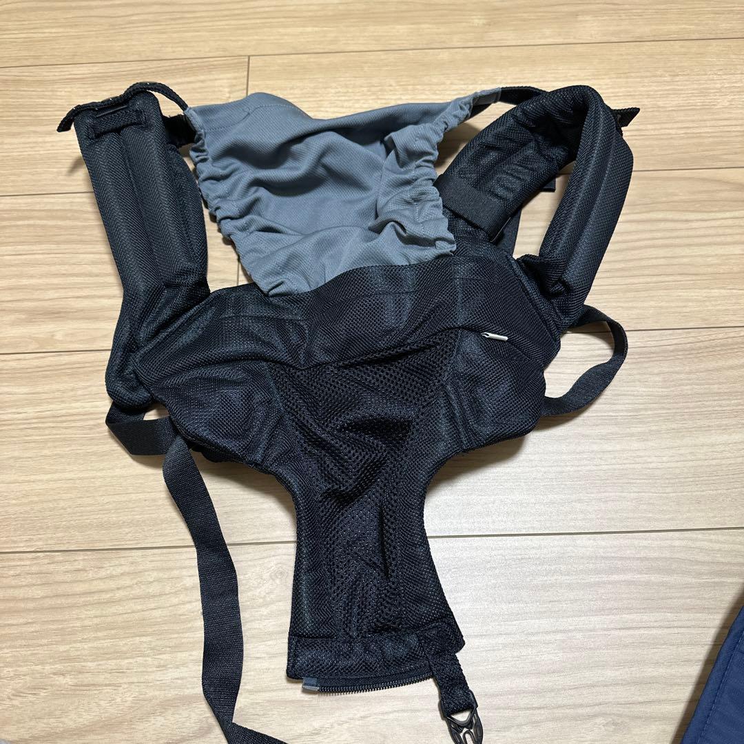 ポルバンアドバンス ヒップシート 抱っこ紐 ダブルショルダー付き