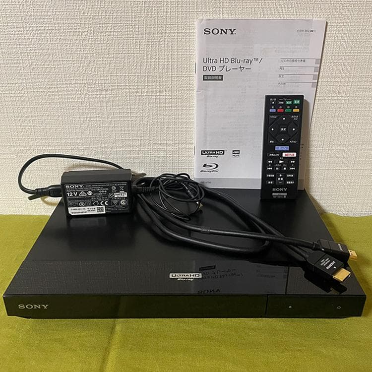 SONY　DVDブルーレイプレーヤー UBP-X700　HDMIケーブル付き