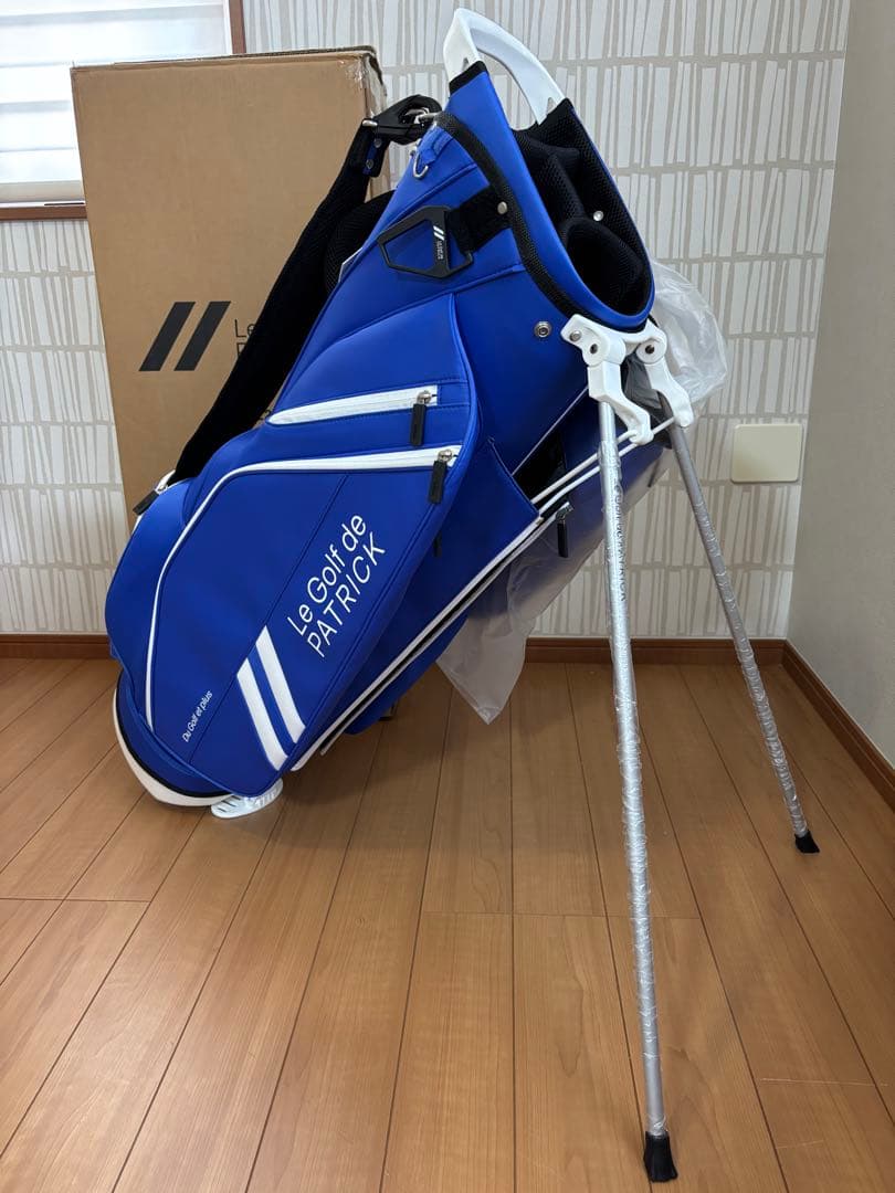 パトリック PATRICK ブルー スタンドキャディバッグ 2024 新品