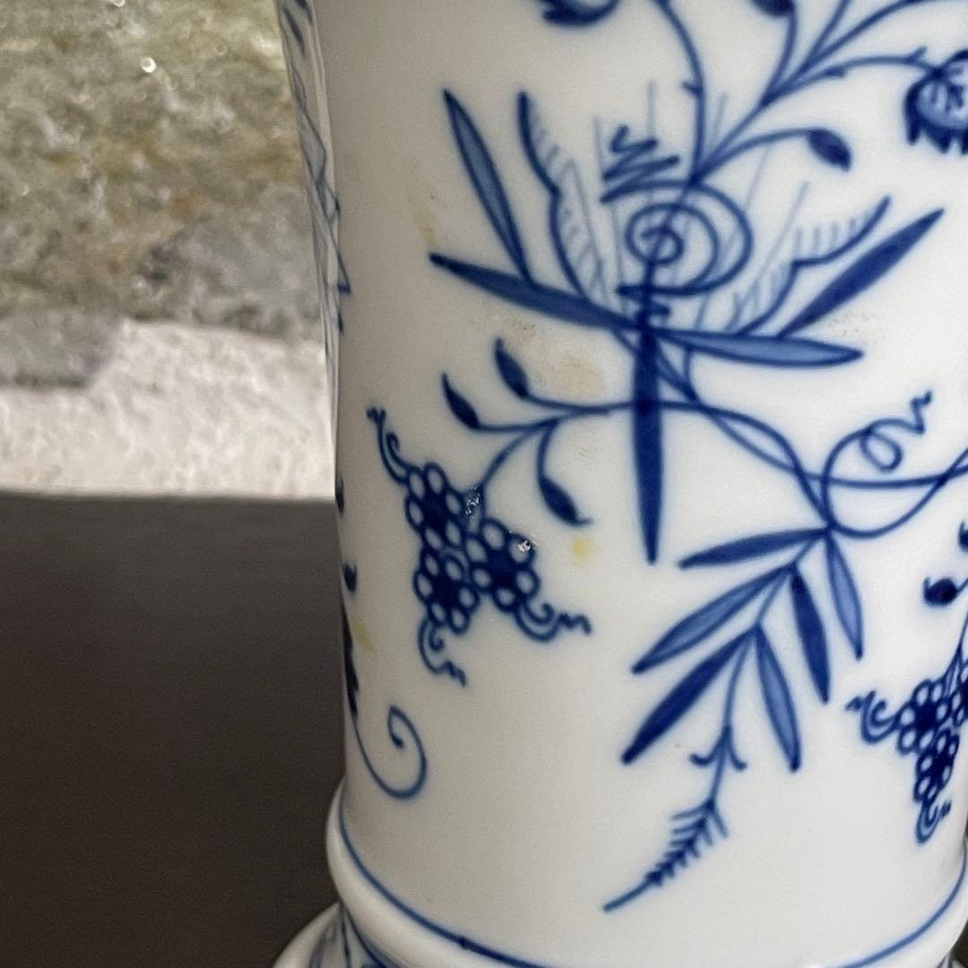 MEISSEN ブルーオニオン　フラワーベース　花瓶