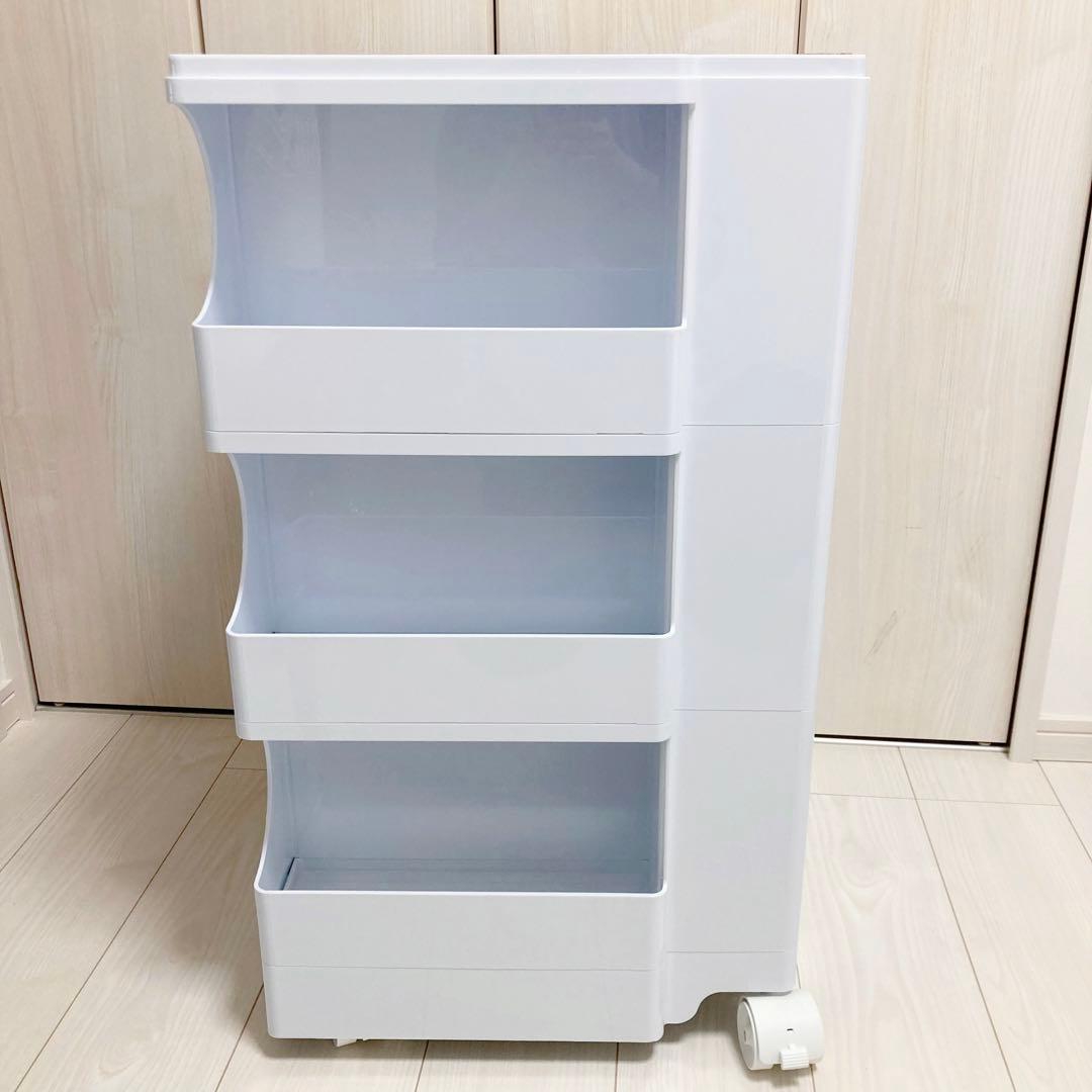 美品◆ボビーワゴン リプロダクト レプリカ　ホワイト　サイドワゴン キャスター