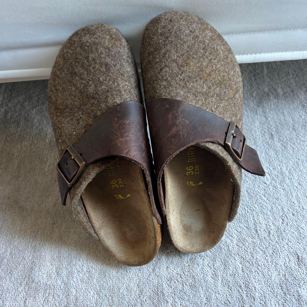 Birkenstock ブラウン サボサンダル 36