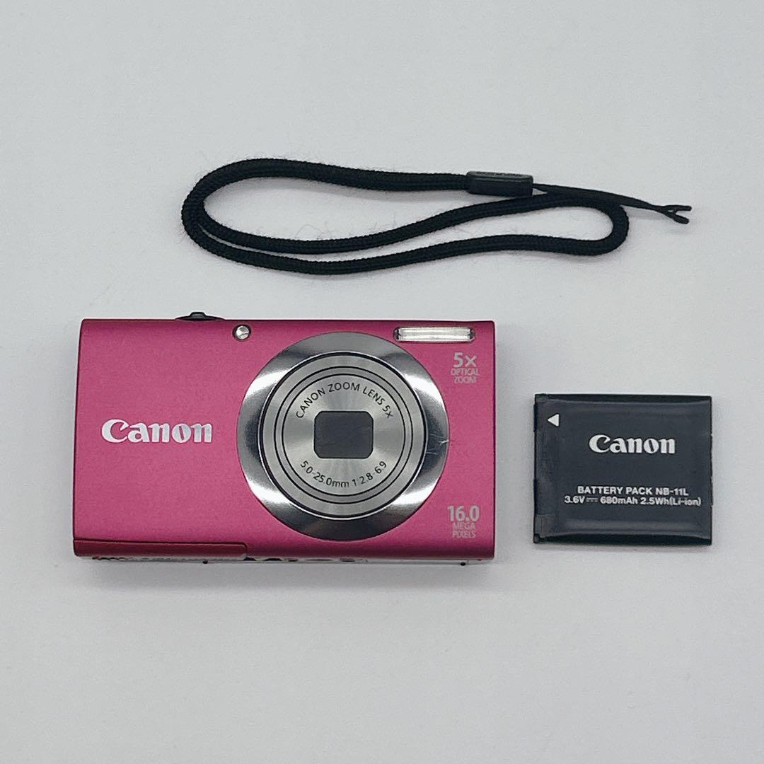 【美品】Canon PowerShot A2300 PC1732 ピンク