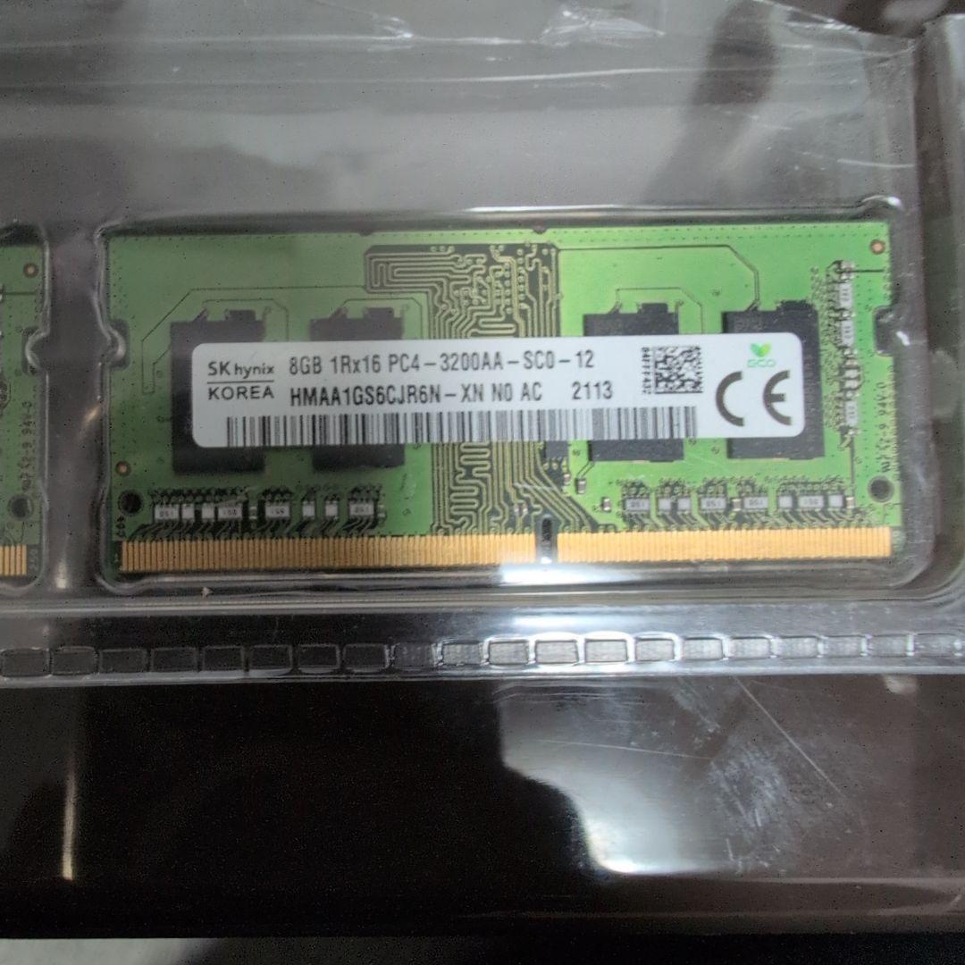 SK hynix 8GB DDR4 3200MHz メモリ　2枚