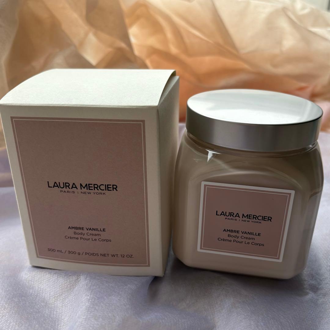 新品未使用☆ローラメルシエ　アンバーバニラ　ホイップトボディクリーム　300g