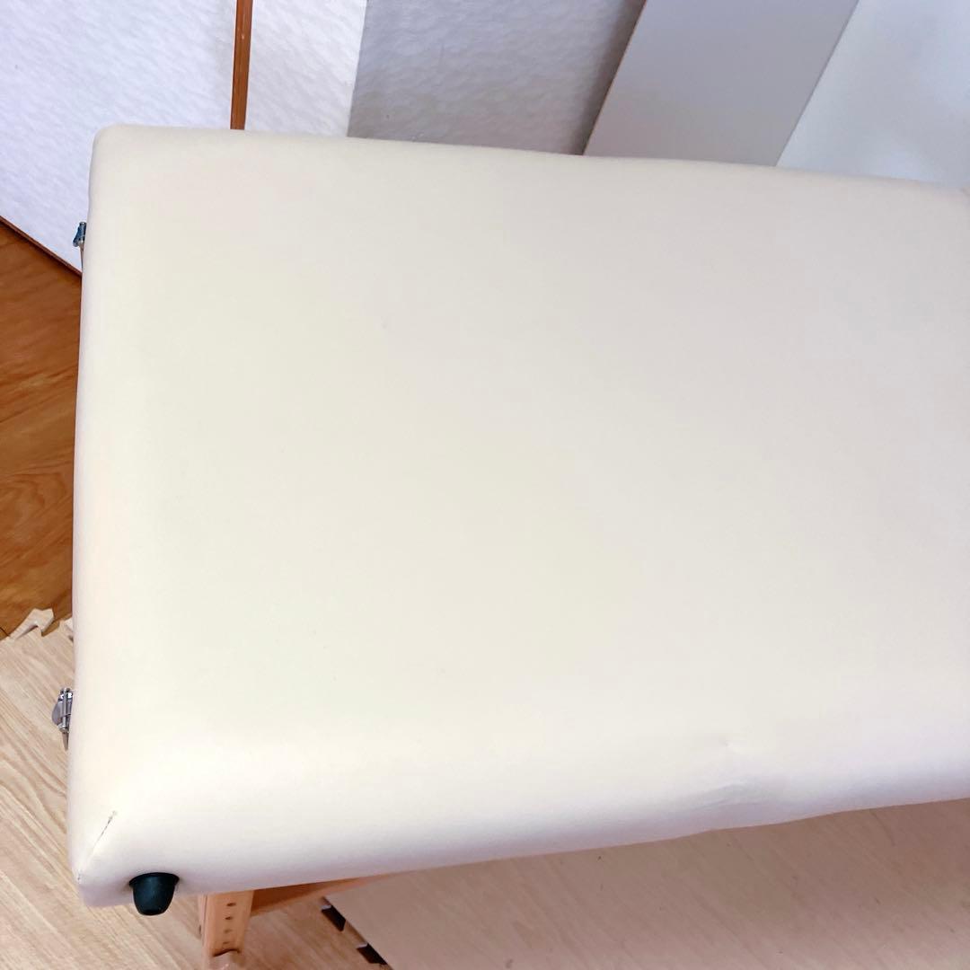 天然木　折りたたみ　マッサージベッド　エステベッド　折りたたみベッド　簡易ベッド