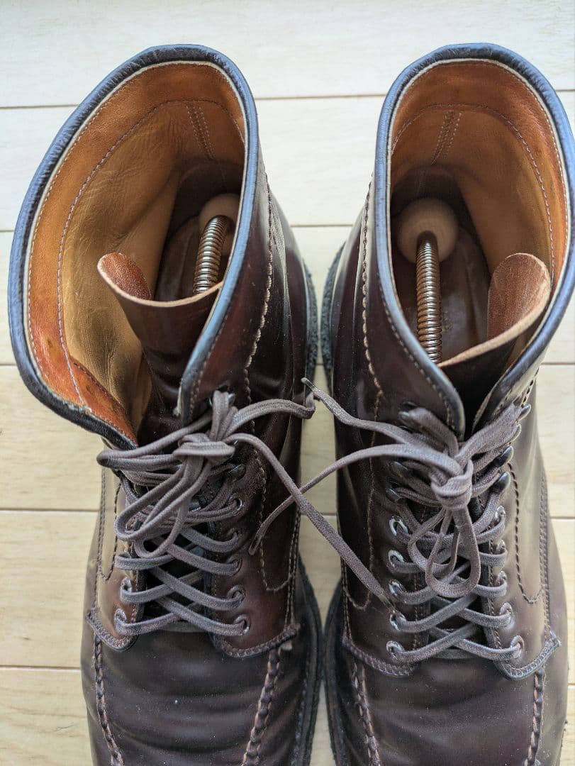 ALDEN　タンカーブーツ　９㌅　バーガンディ　クレープソール