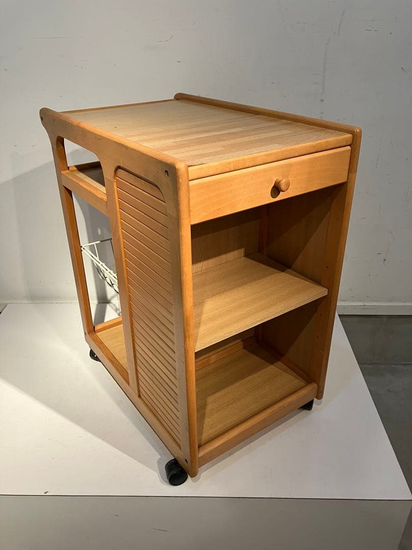オールドコイズミ、キッチンワゴン、天童木工、秋田木工、昭和レトロ、和モダン