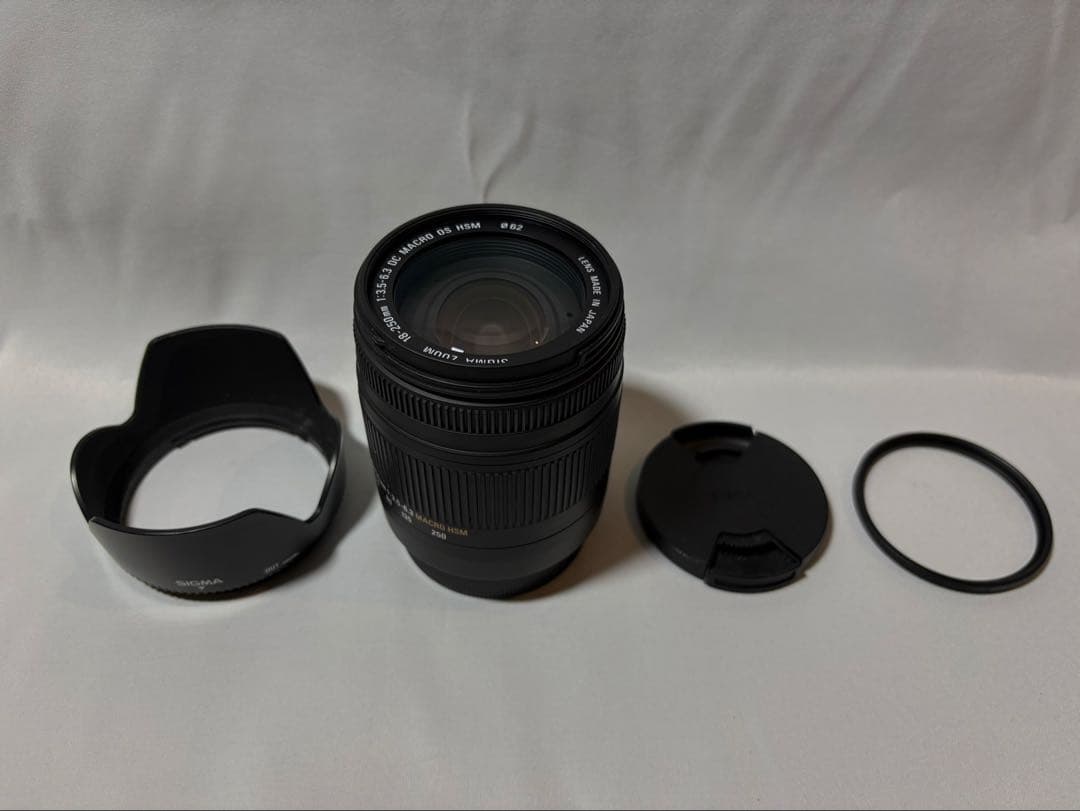 SIGMA 高倍率ズームレンズ 18-250mm DC MACRO キャノン用