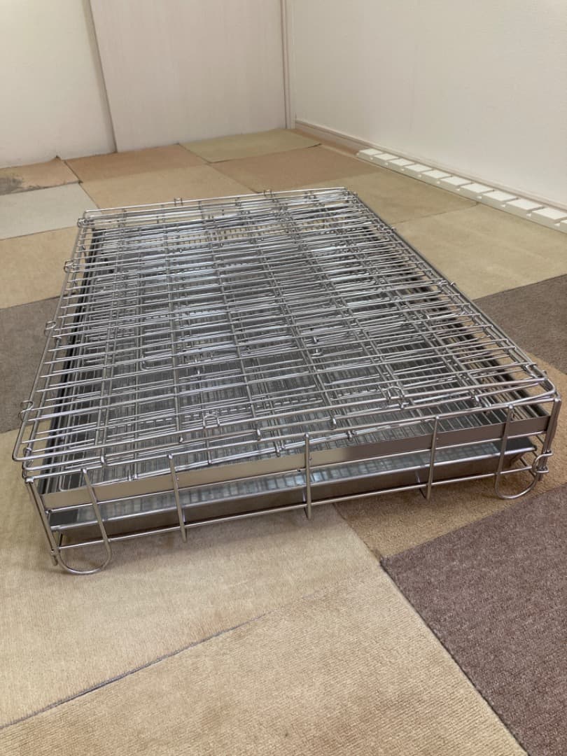 【犬用ケージ】ＰＲＯステンレスケージ　ＬＬ－ＬＳＤ　長面扉