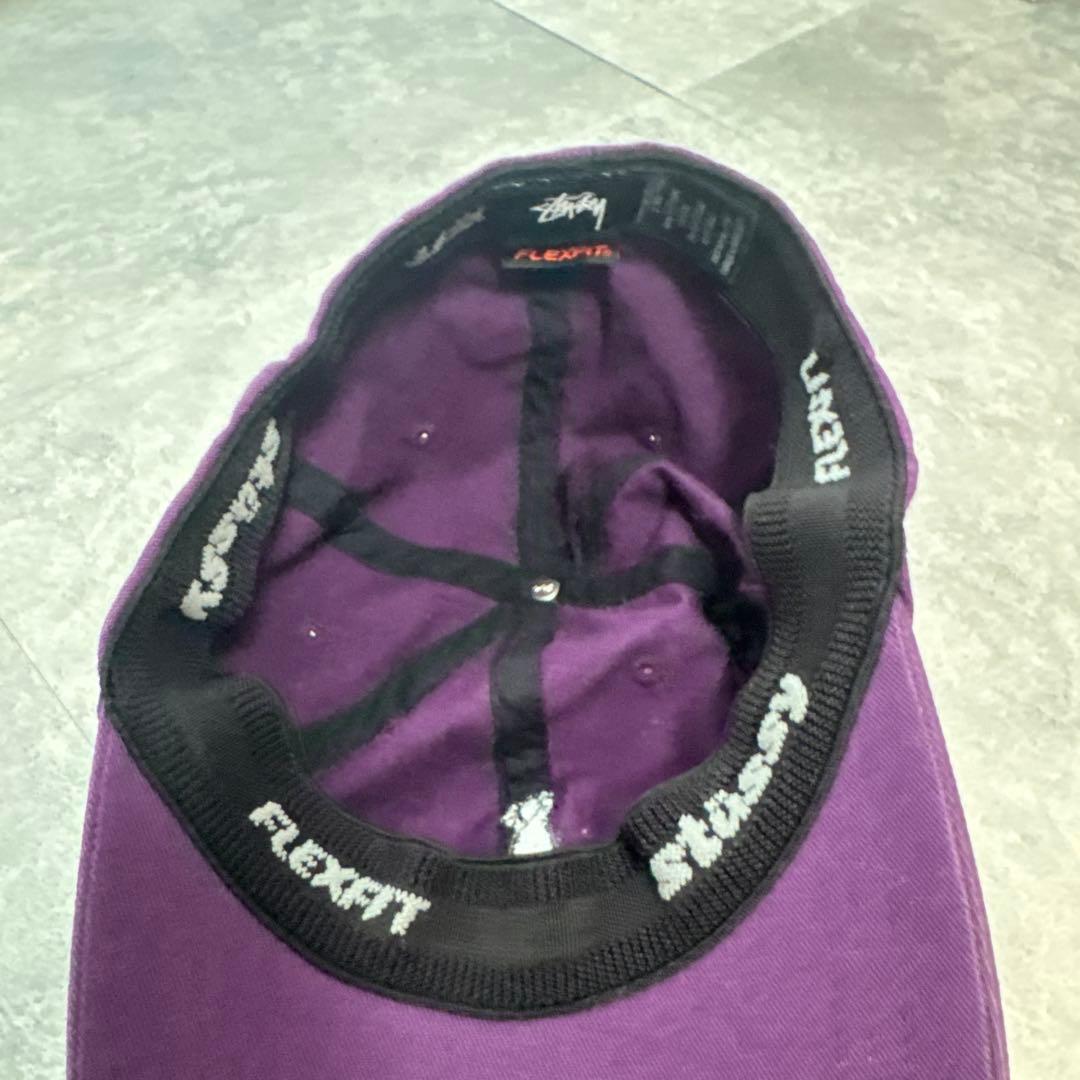 00's STUSSY シャドーマン刺繍 良色 キャップ