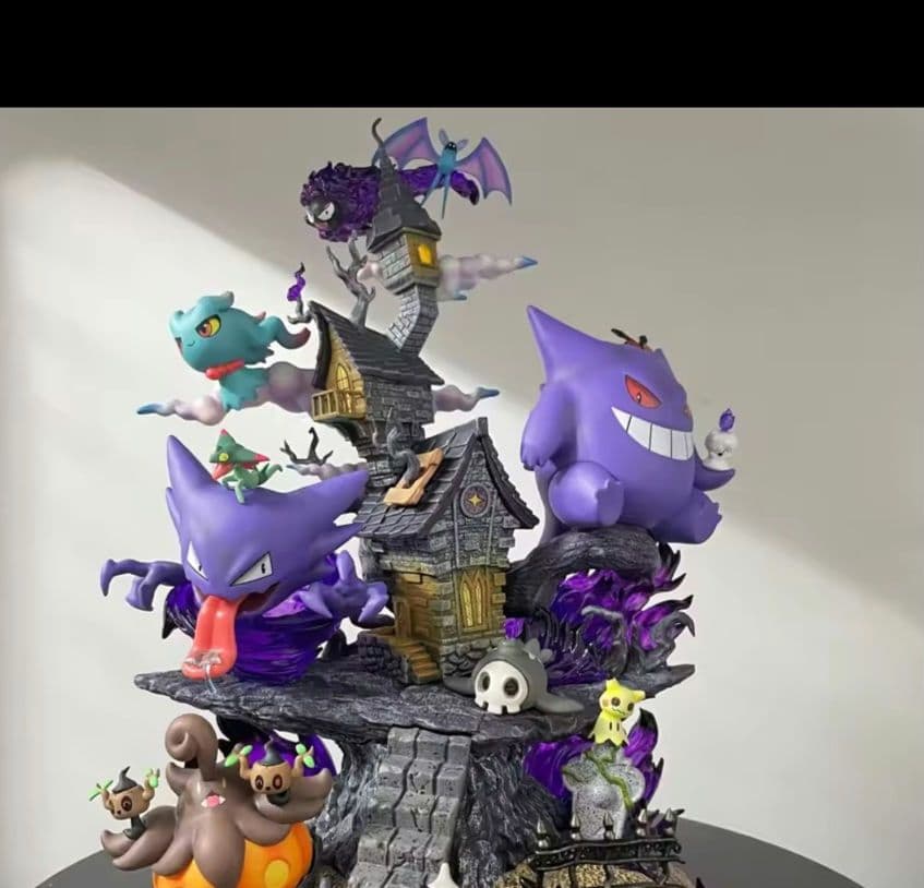 ポケモン フィギュア ゴーストタイプ ジオラマ 海外製 全長31cm