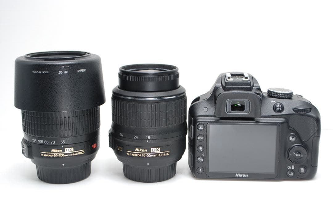 ❤️スマホ転送OK❤️Nikon D3300 ダブルレンズセット 美品 高画質