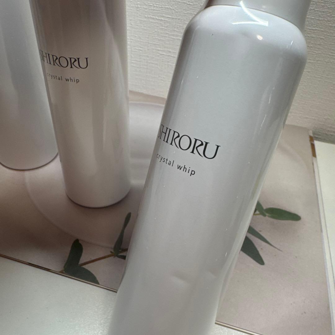 SHIRORU クリスタルホイップ 洗顔料 5本セット