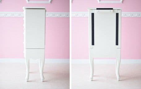 要問い合せ♥️ドレッサーとアクセケースが合体♥️薔薇家具　収納家具　鏡台　2色