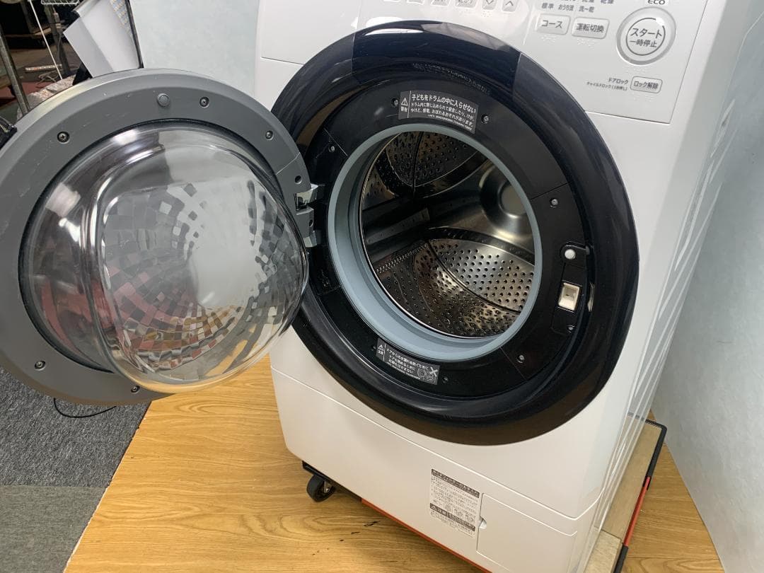 K★★012 シャープ ドラム式洗濯機 ES-S7G-WL 設置オプション無料