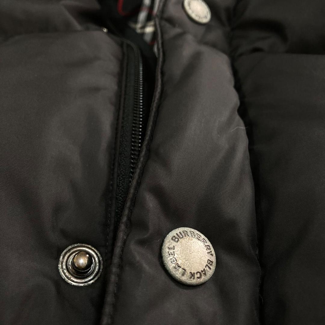 17430✨Y2K バーバリーブラックレーベル 3way ファーダウンジャケット
