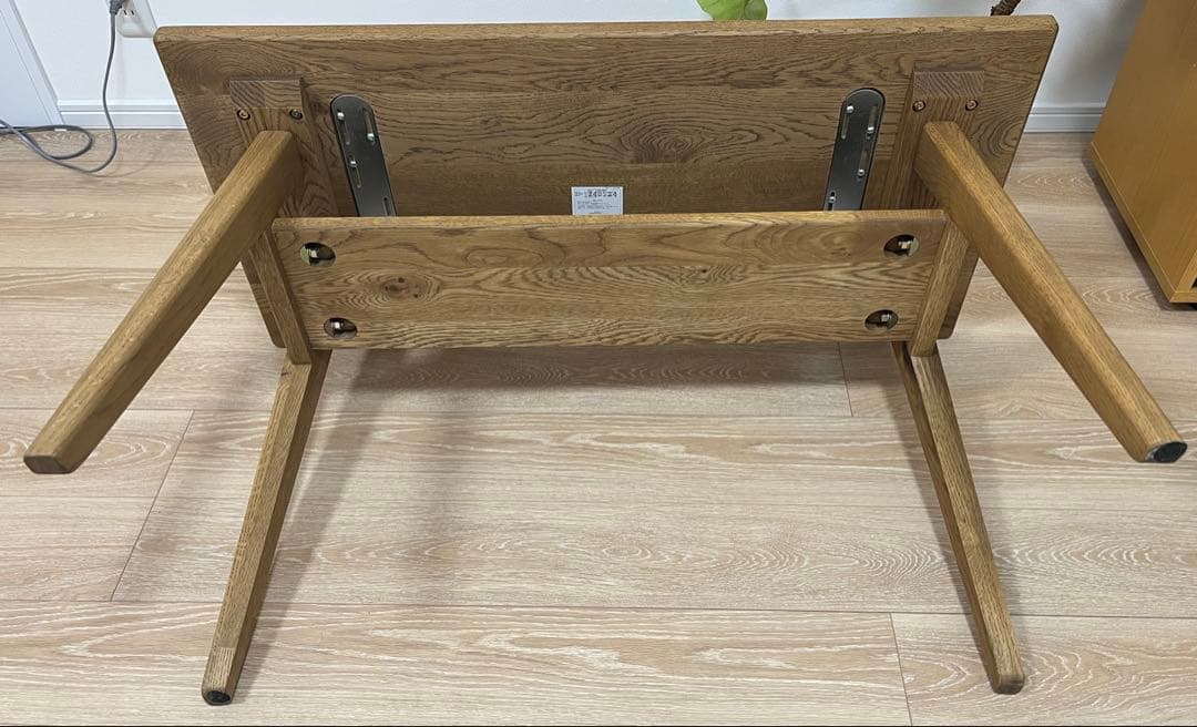 unico ADDAY(アディ)カフェテーブルW1000 オーク材高さ580cm