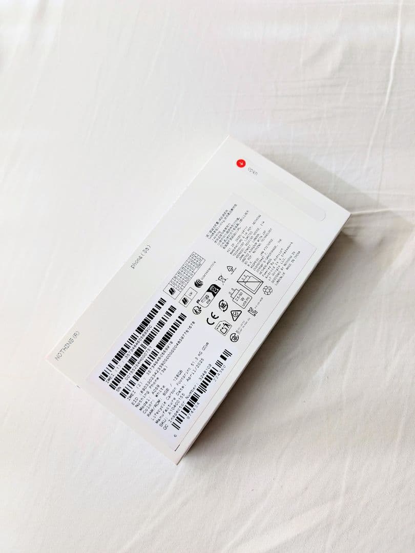 【新品未開封]】Nothing phone 3a 8GB/128GB White