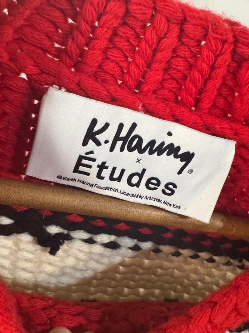 キ*ン様 キースヘリング✖︎エチュード　コラボニット