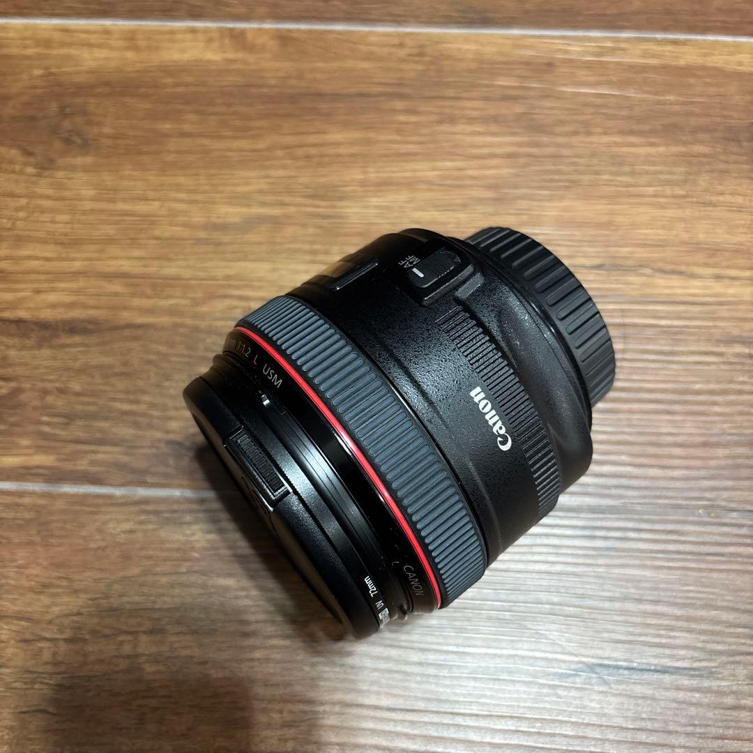 Canon EF 50mm f/1.2 L USM レンズ　フィルター3点付き
