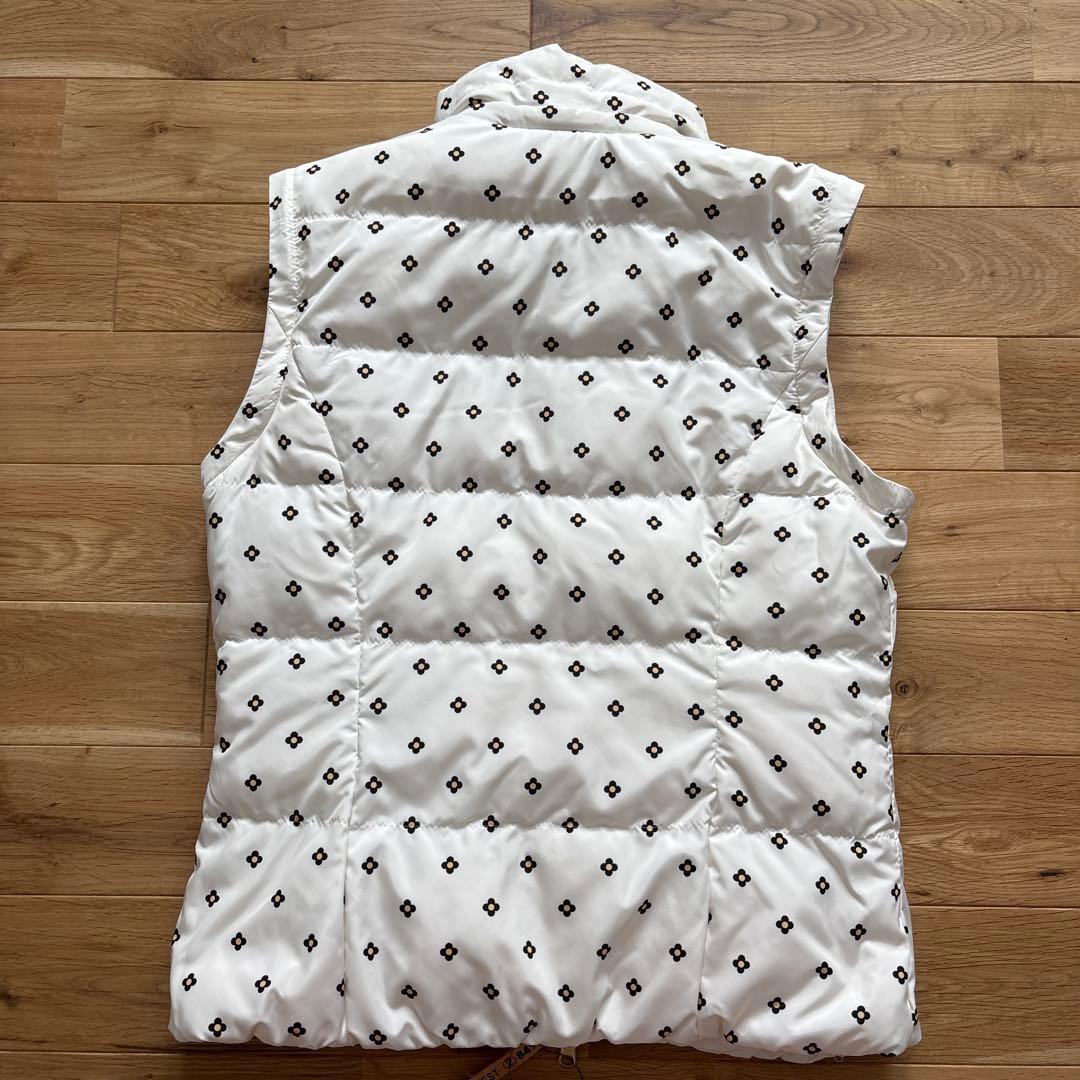 キャロウェイ リバーシブルダウンジャケット　裏花柄 6WAY 袖着脱可 Sサイズ