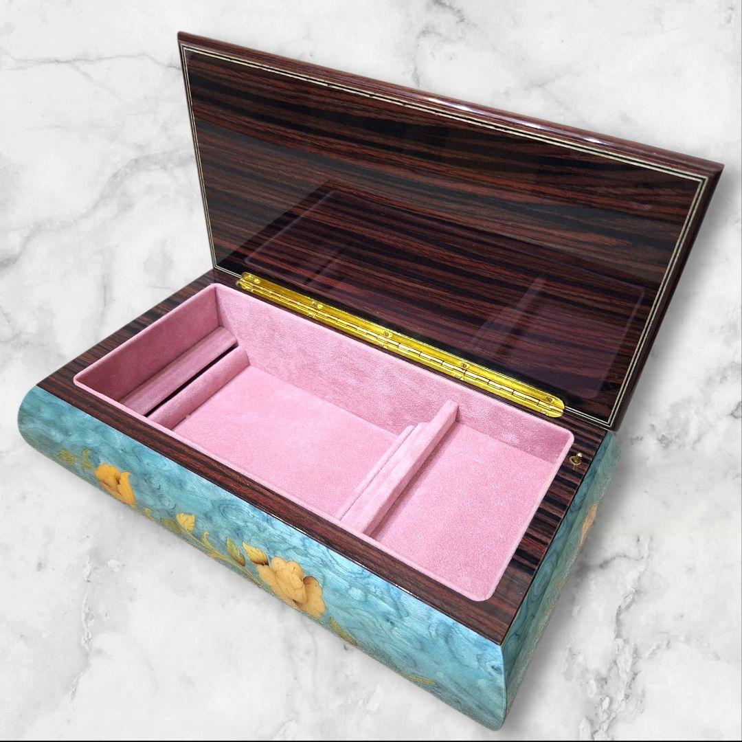 Demain イタリア製 象嵌オルゴールBOX ボレロ 高級ジュエリーケース