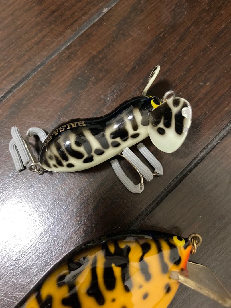 バルサ50 クランクベイト西岡サイン付きとラージーマウス　当時物